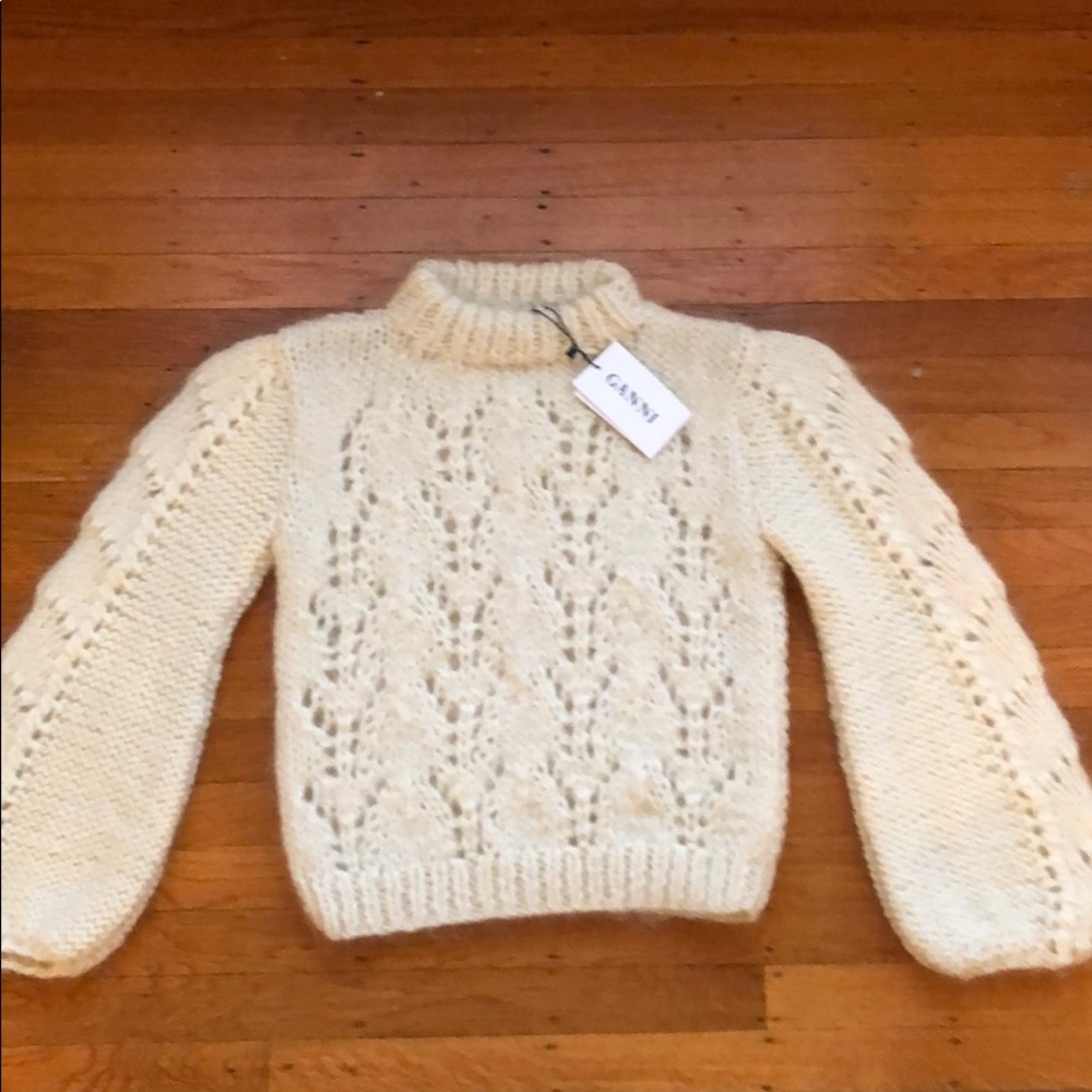 NEW Ganni Julliard mohair sweater knit XS